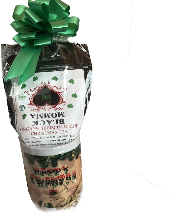 Black Momma Kwanzaa Mug With Principle & Hibiscus Tea - Gift Basket (1000x1000), Png Download