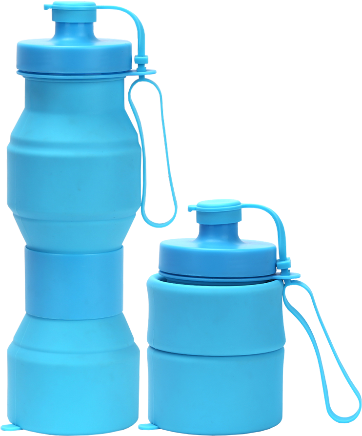 Collapsible Hourglass Bottle - Bottle (801x929), Png Download