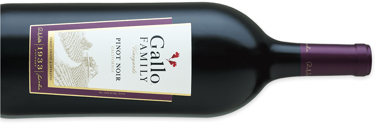 Pinot Noir - Gallo Wine (1200x400), Png Download