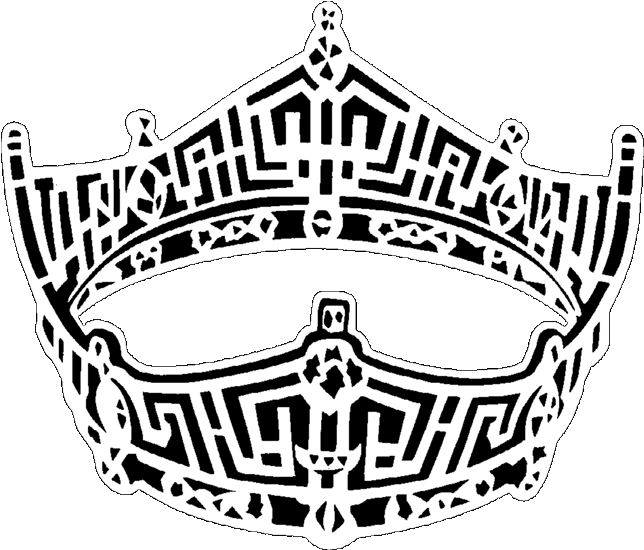 Graphics For Miss America Crown Graphics - Miss America's Outstanding Teen Crown (800x619), Png Download