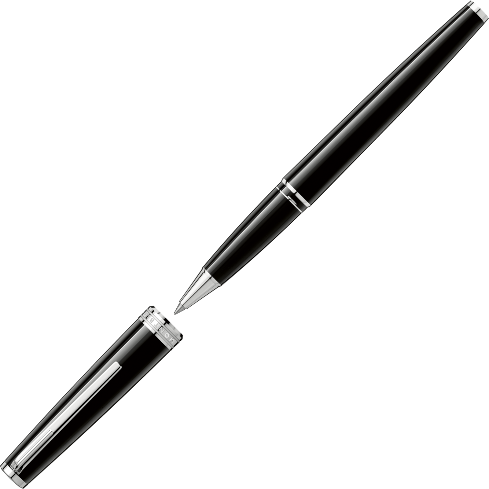 Montblanc Pix Black Rollerball (1600x1600), Png Download