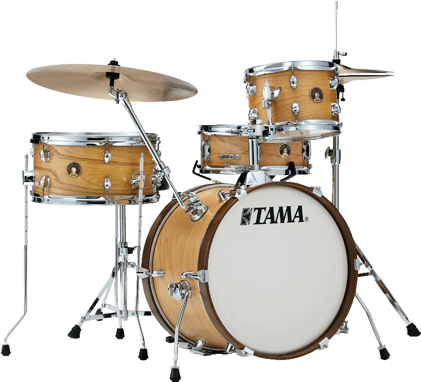 We Are Proud To Offer A New Compact Kit The "club-jam" - Tama Club Jam 18" Satin Blonde Drum Kit (1360x800), Png Download
