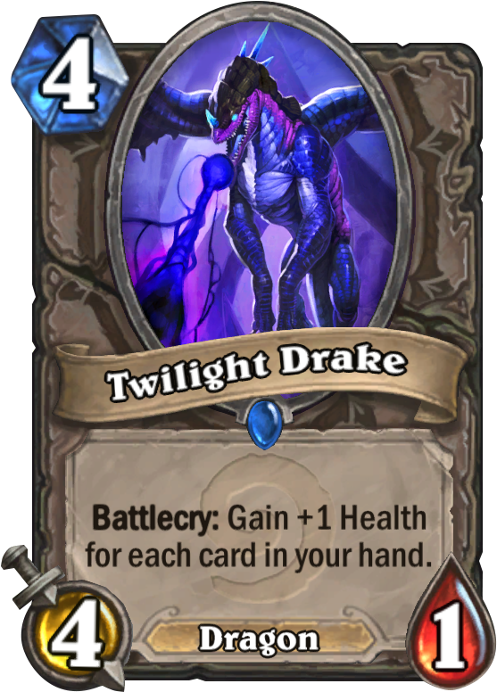 Twilight Drake Card - Hearthstone Mistress Of Mixtures (567x811), Png Download