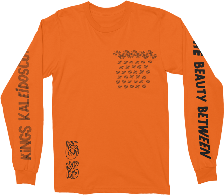 Orange Longsleeve Front (1000x815), Png Download