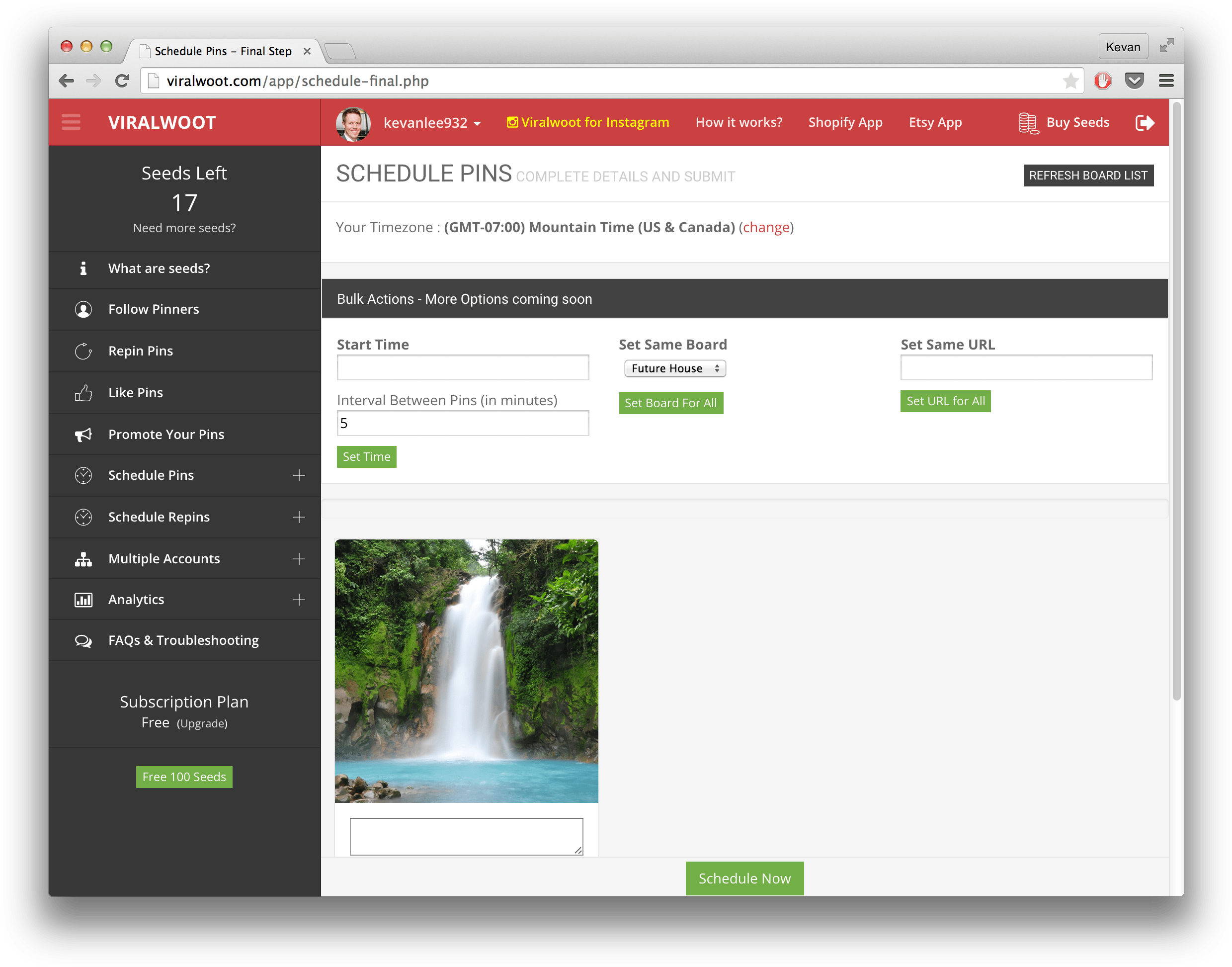 Formerly Called Pinwoot , Viralwoot Offers Several - Wallmonkeys Wall Decals Wallmonkeys Blue Waterfall (2512x1976), Png Download