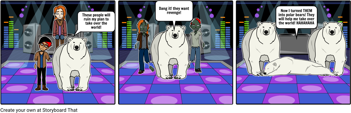 The Polar Bear Lord - Cartoon (1164x385), Png Download