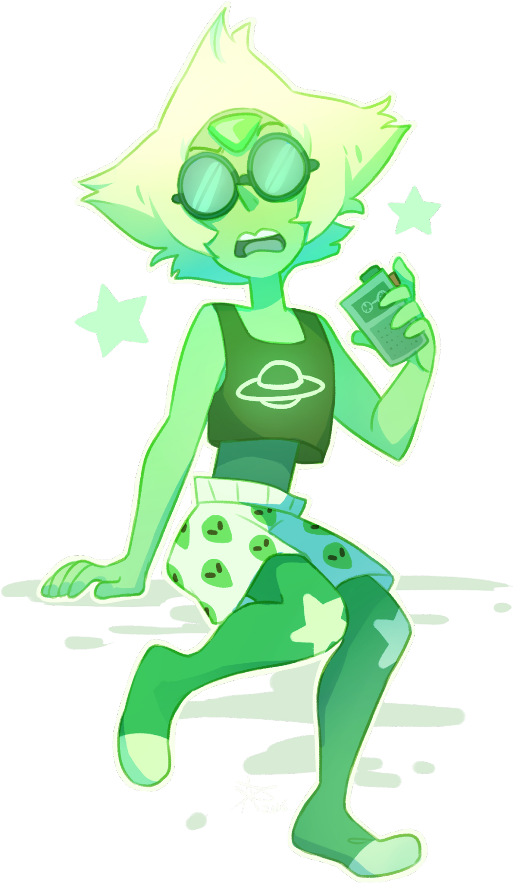 Transparent Peridot Tumblr - Steven Universe (1280x1855), Png Download