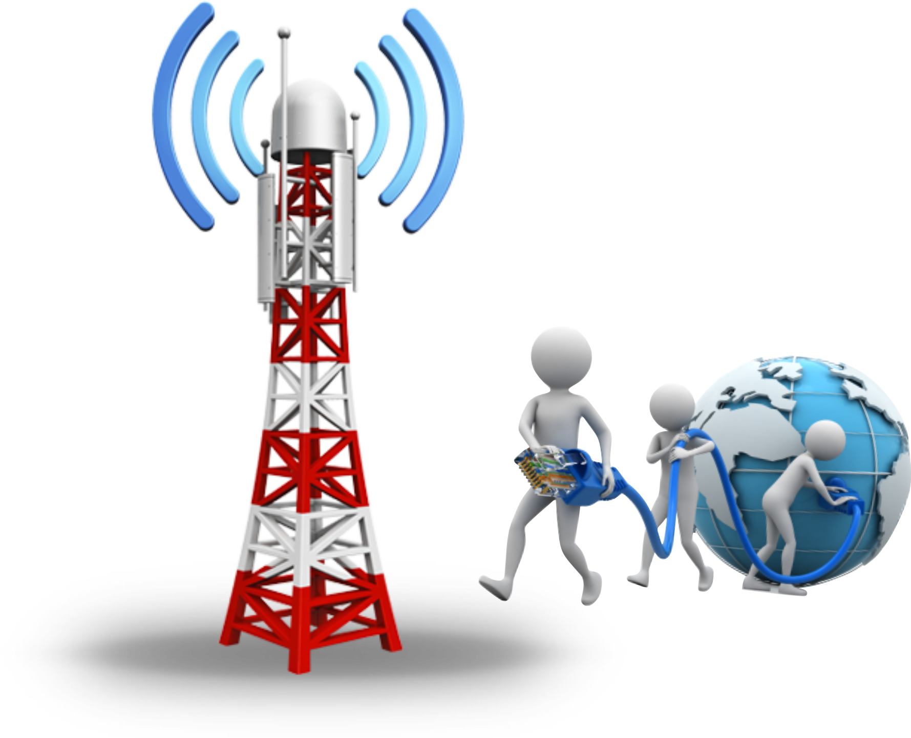 Provedor De Internet Png - Reliance Jio Tower Installation (1906x1452), Png Download