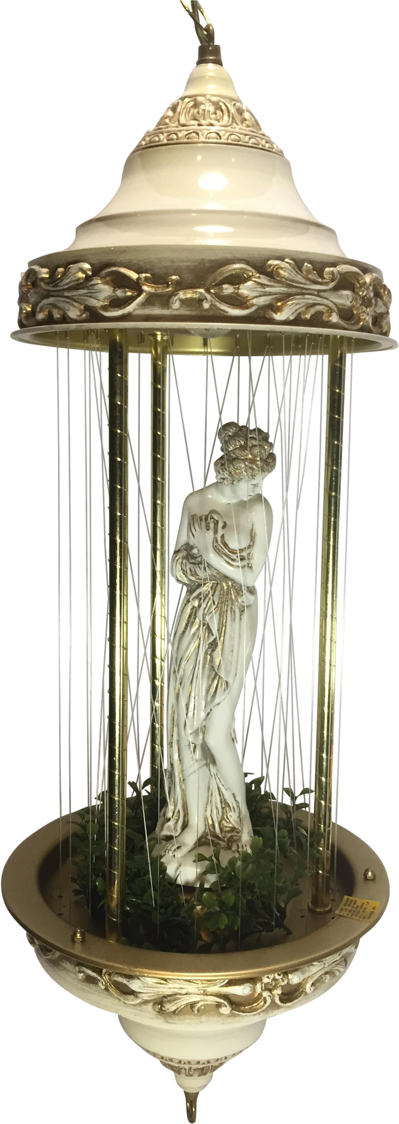 Affordable Vintage Hanging Lamp Png With Vintage Hanging - Chairish (1413x3979), Png Download