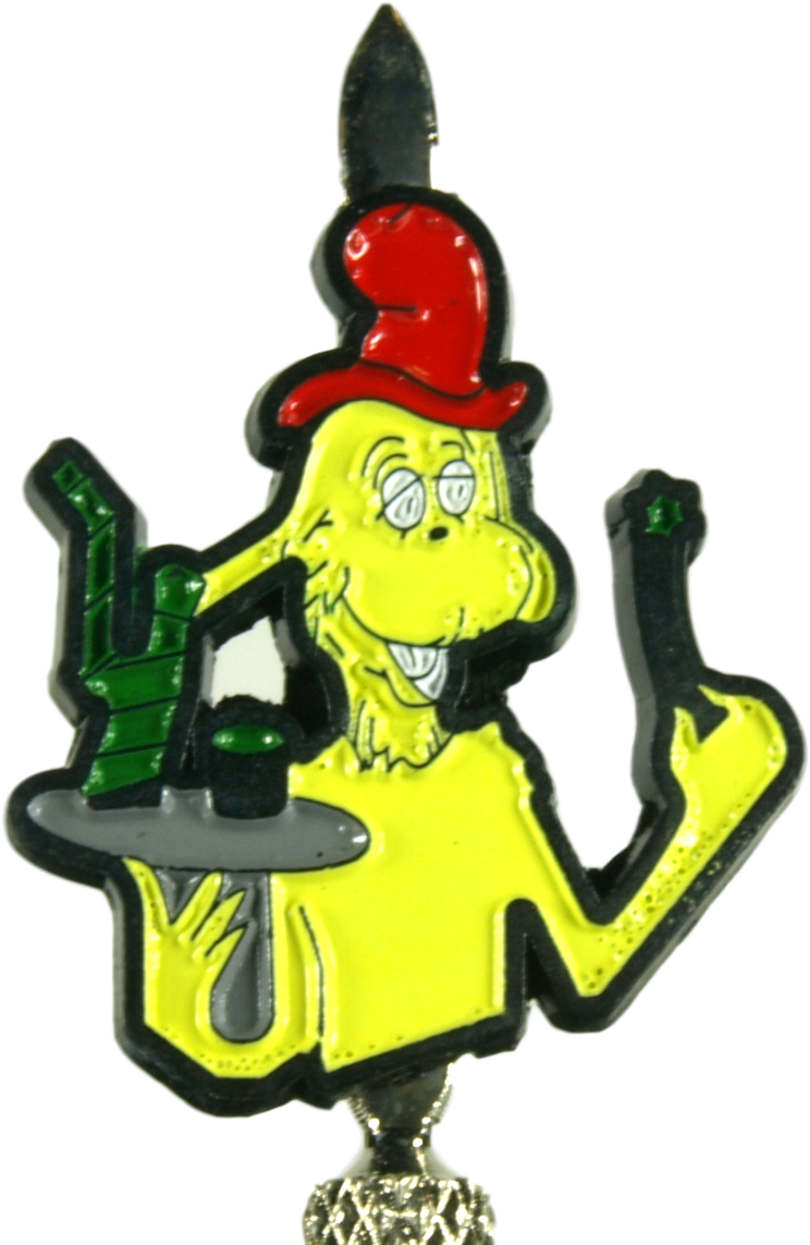 Seuss Metal Dabber - Dr. Seuss (1280x1279), Png Download