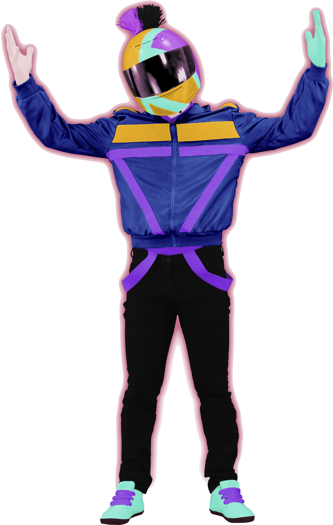 Old Man Dancing Png Jpg Royalty Free - Just Dance 2017 Characters (1736x2481), Png Download