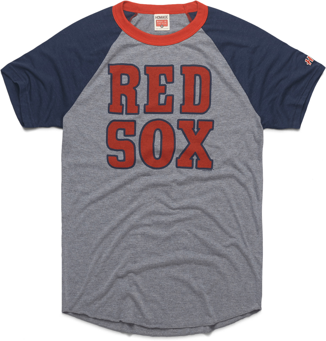 Block Red Sox Baseball T Shirt 01010512050 Grey Navy - Baseball (2000x2000), Png Download