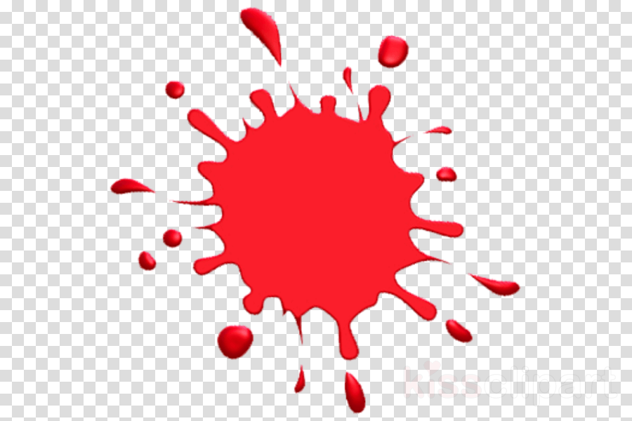 Red Paint Splatter Png (900x600), Png Download