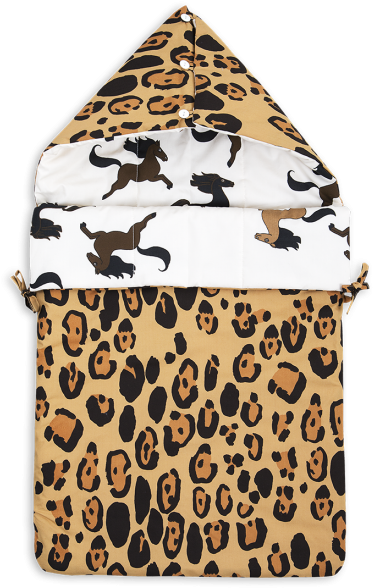 Mini Rodini Junior Or Adult Leopard Print Eu Bed Set (786x786), Png Download