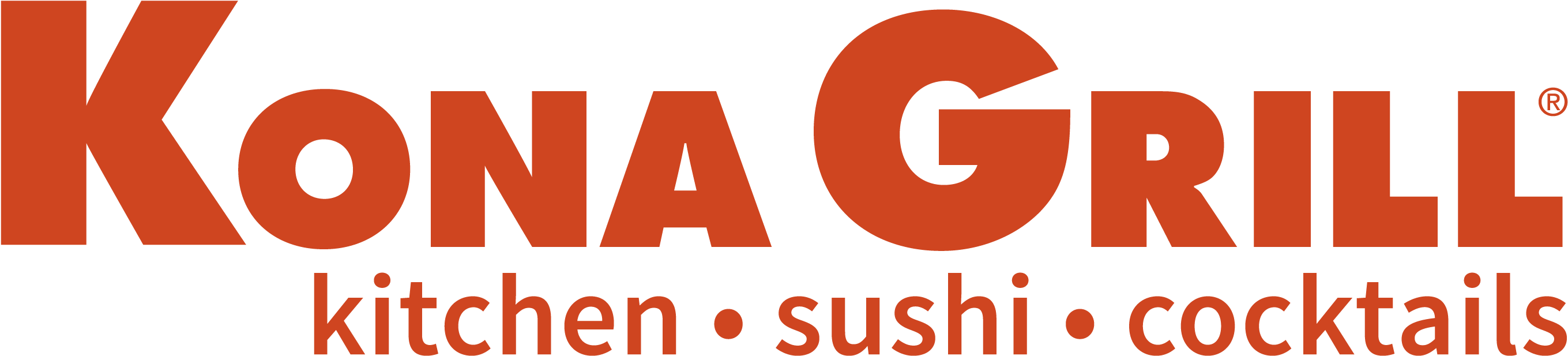 Kona Grill Sushi Chef - Kona Grill Logo (2838x733), Png Download
