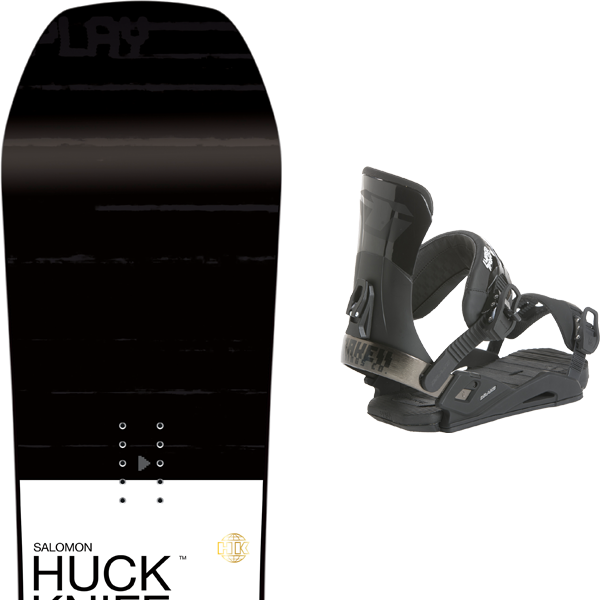Salomon Huck Knife 2018 Drake Super Sport Black - 2018 Men's Huck Knife Snowboard (600x600), Png Download