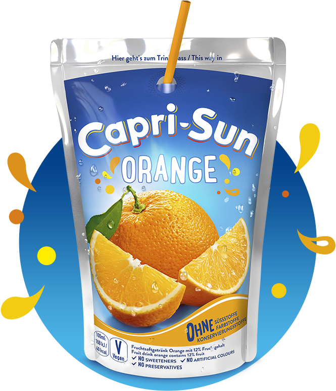 Orange - Capri Sun Orange (768x775), Png Download
