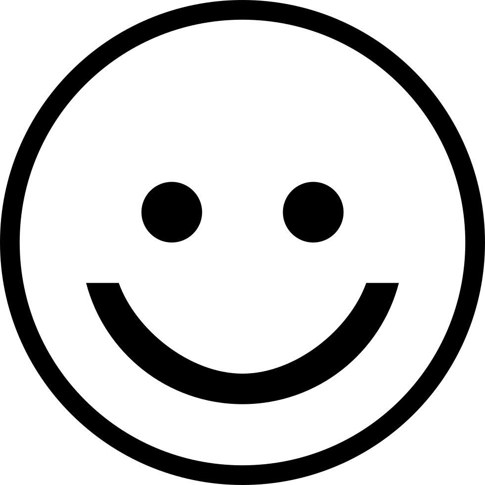 Smiling Face Comments - Icon (980x980), Png Download