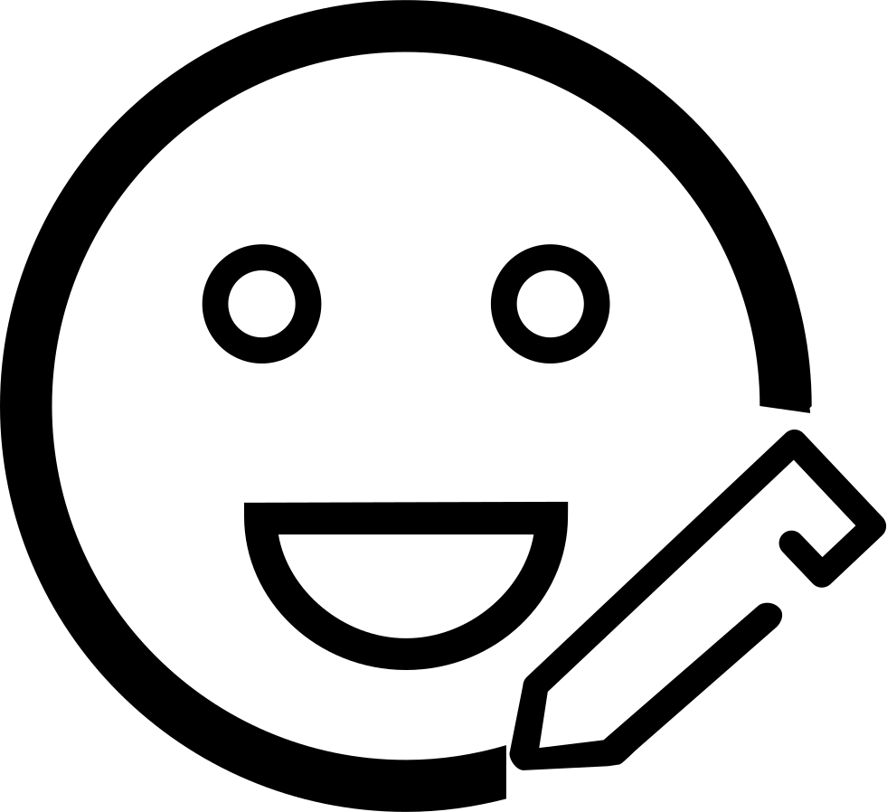 Smiling Face Comments (981x898), Png Download