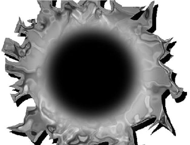 Black Hole Clipart Transparent Background - Unity 3d Bullet Hole (640x480), Png Download