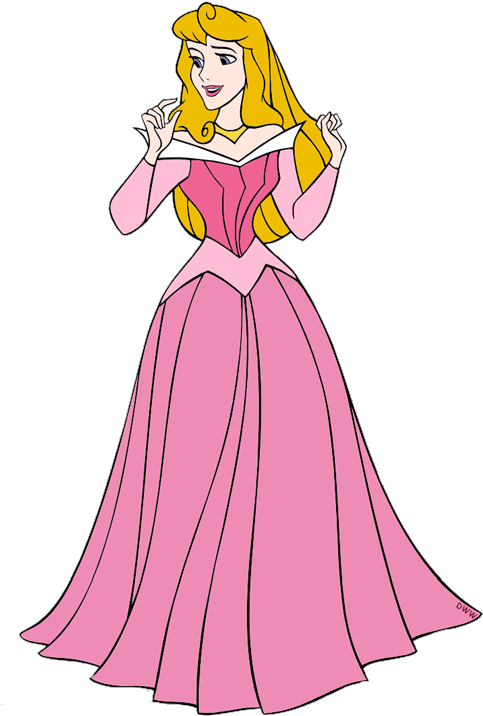 Dress Clipart Princess Aurora - Princess Aurora Clip Art (500x731), Png Download
