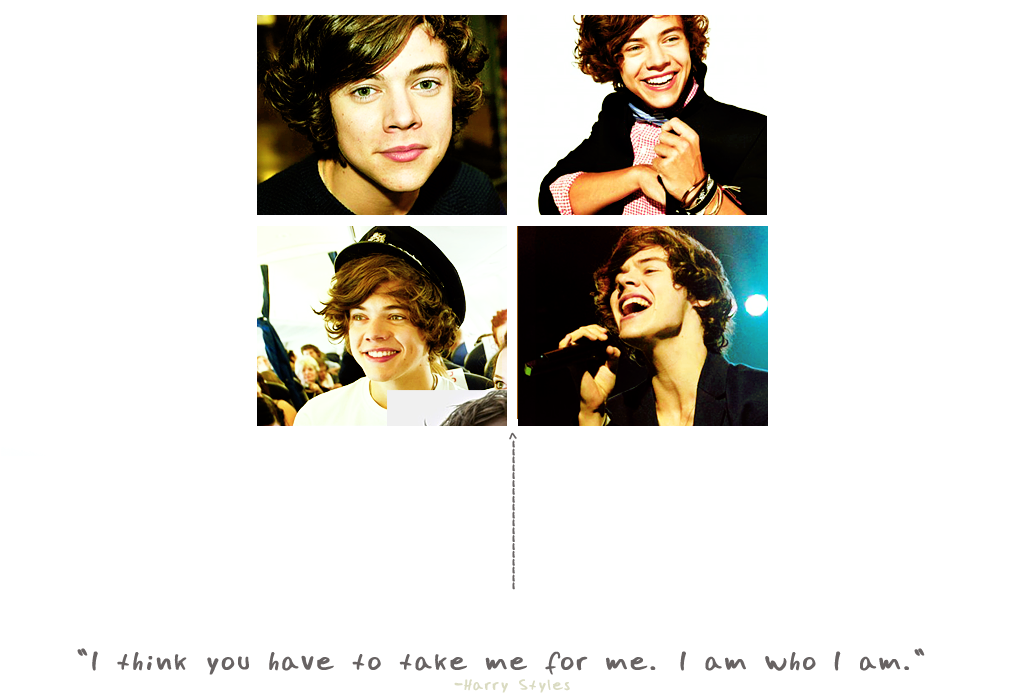 "i Think You Have To Take Me For Me - Harry Styles 2012 (1043x718), Png Download