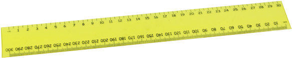 Transparent Jumbo Ruler Blue Chip Branding Png Transparent - Büroline Massstab 30cm Transparent (600x600), Png Download
