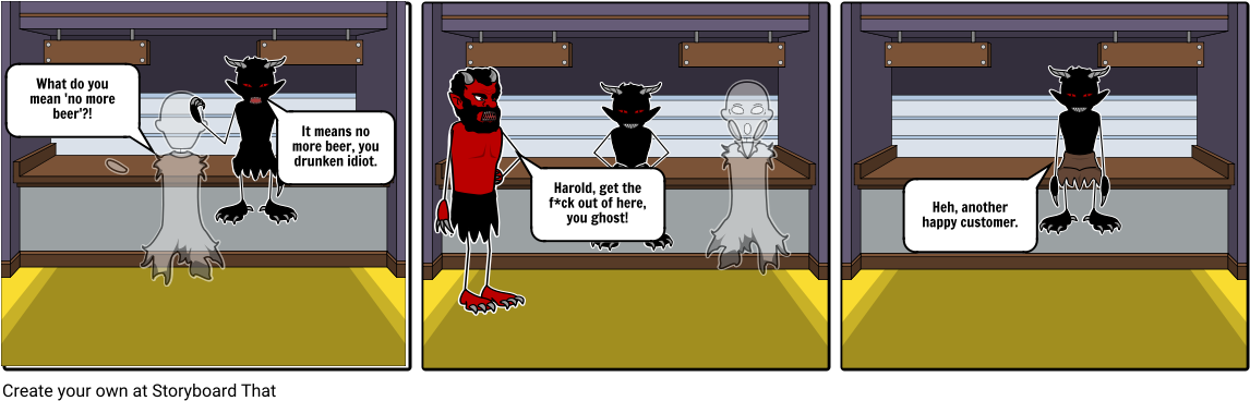 The Devil's Casino - Cartoon (1164x385), Png Download