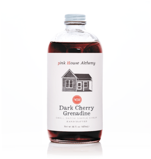 Pink House Alchemy Dark Cherry Grenadine Simple Syrup - Savory Pantry Cardamom Simple Syrup (600x600), Png Download