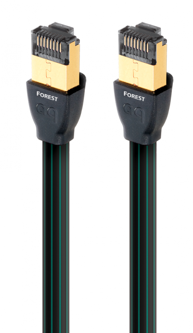 Audioquest Forest Ethernet Cable - Audioquest Rj/e Network Cable - Cat 7 - 5 Ft - Black/red (2048x1152), Png Download