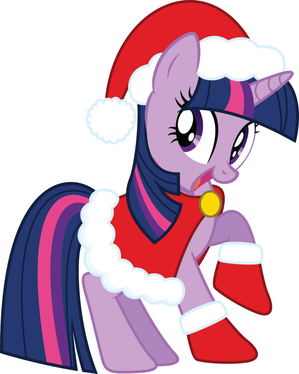 Questions About Radiant Dawn - My Little Pony Christmas Twilight (1024x1280), Png Download