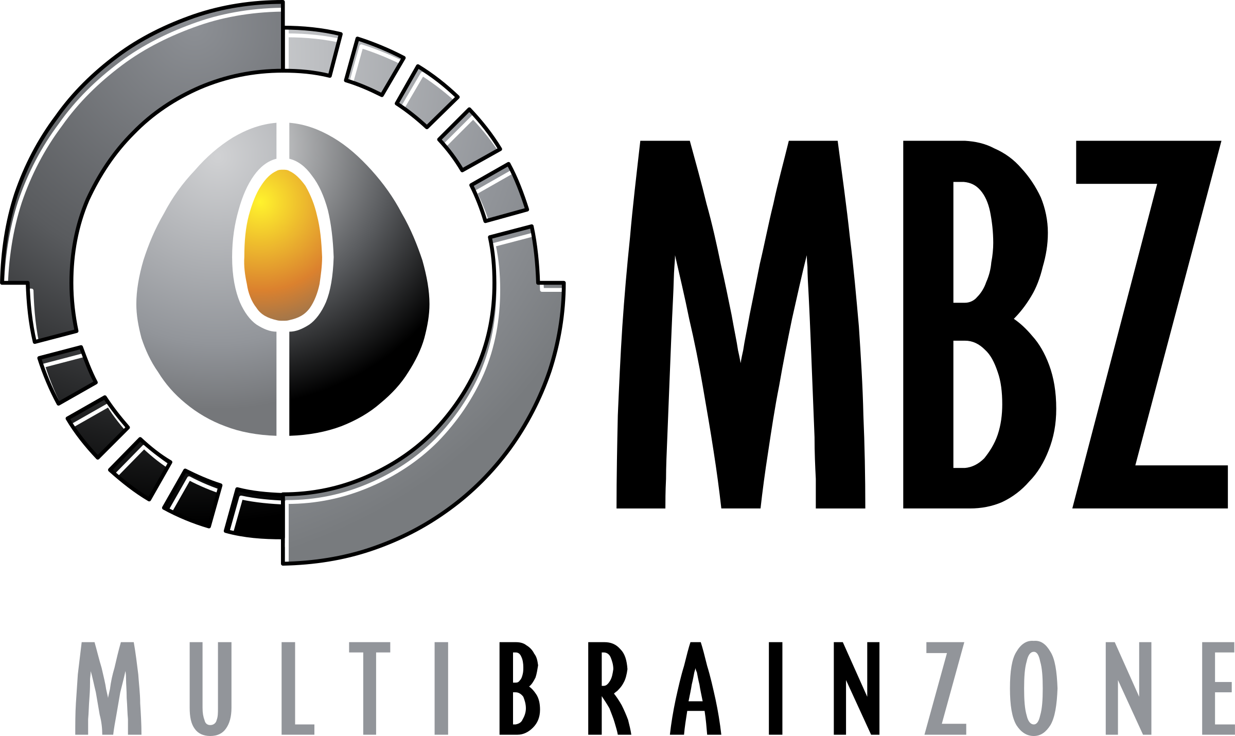 Mbz Multi Brain Zone Logo Png Transparent - Vector Graphics (2400x1430), Png Download