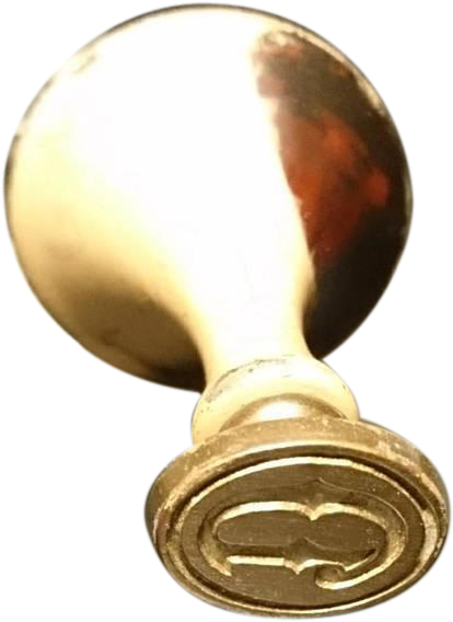 Antique Wax Seal, Letter D, Initial Intaglio - Antique (567x567), Png Download