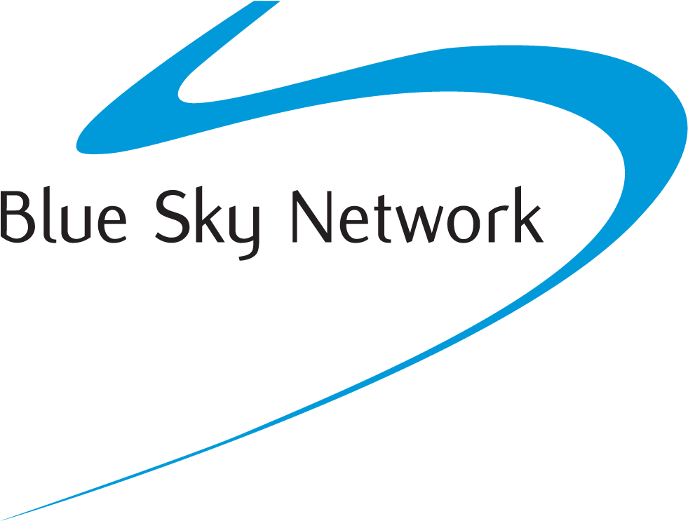 Blue Sky Network (1000x1000), Png Download