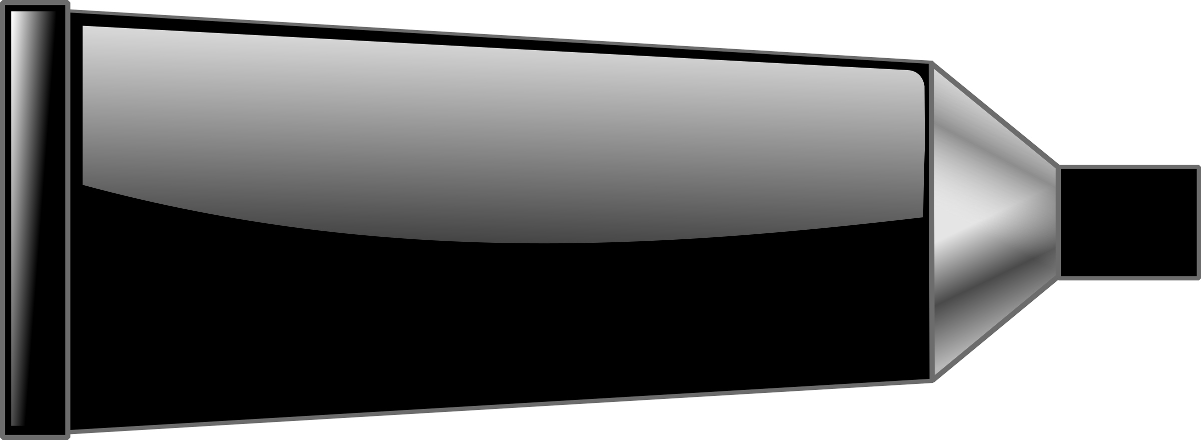 This Free Icons Png Design Of Color Tube Black (2400x879), Png Download