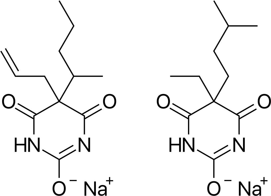 Methohexital (1200x884), Png Download
