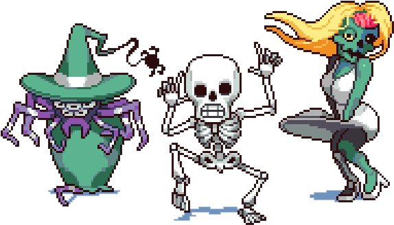 Eh, Maybe, But Zombie Marilyn Monroe And The Other - Fan Made Earthbound Enemies (1221x358), Png Download