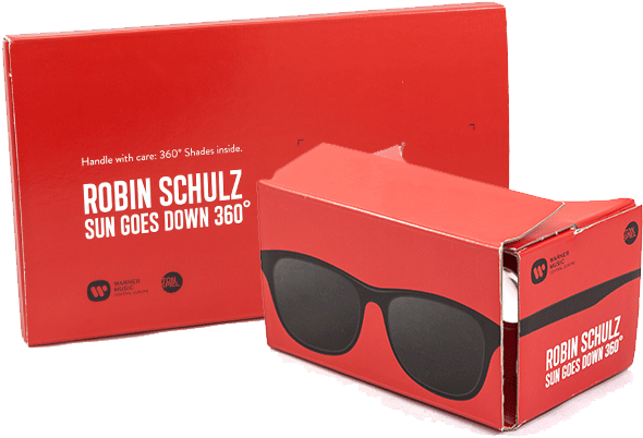Google Cardboard Mailing For Music Industry Key Players - Robin Schulz: Sun Goes Down (feat. Jasmine Thompson). (600x600), Png Download