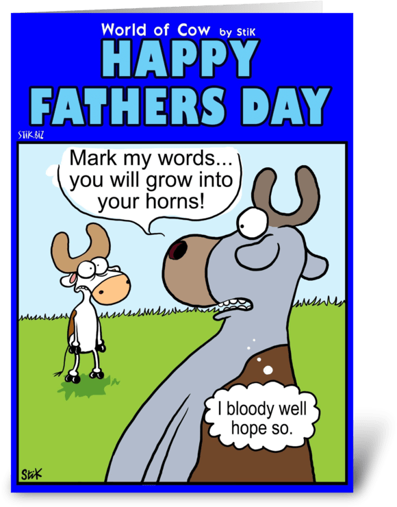 You'll Grow Into Them Father's Day Card Greeting Card - Growing Pains Greeting Card (700x792), Png Download