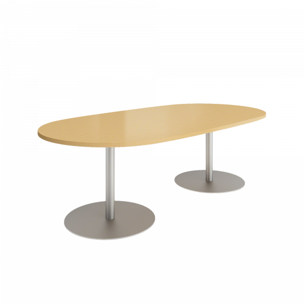 Steelcase Groupwork Oval Conference Table (600x600), Png Download