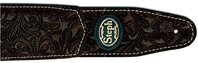 Leather Guitar Strap - Gt-1532 Brown - Tracolla Imbottita In Pelle Scamosciata (800x800), Png Download