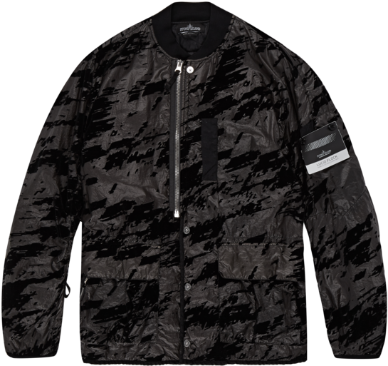 Stone Island Padded Bomber Jacket - Nicest Moncler Men Jacket (600x600), Png Download