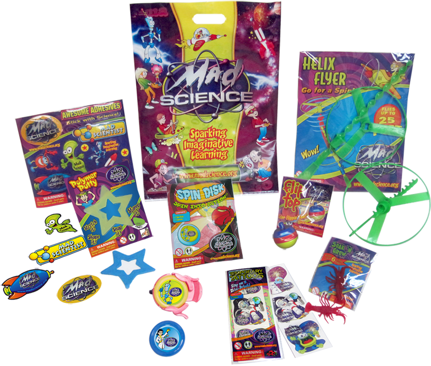 Children Will Experience Hours Of Fun With These Branded - Mad Science Goody Bag (900x754), Png Download