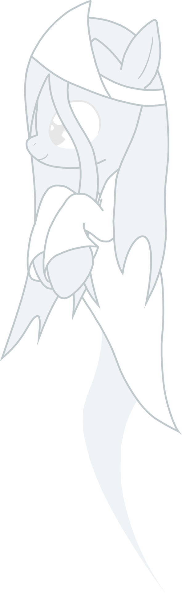 Animayhem, Ghost, Ghost Pony, Safe, Simple Background, - Cartoon (591x1920), Png Download