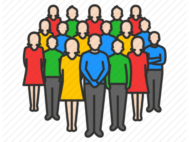 Crowd Of People Icon (640x480), Png Download