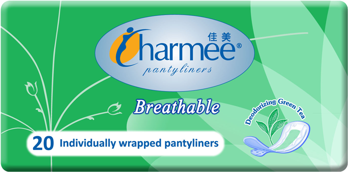 Deodorizing Green Tea - Charmee Feminine Protection (765x424), Png Download