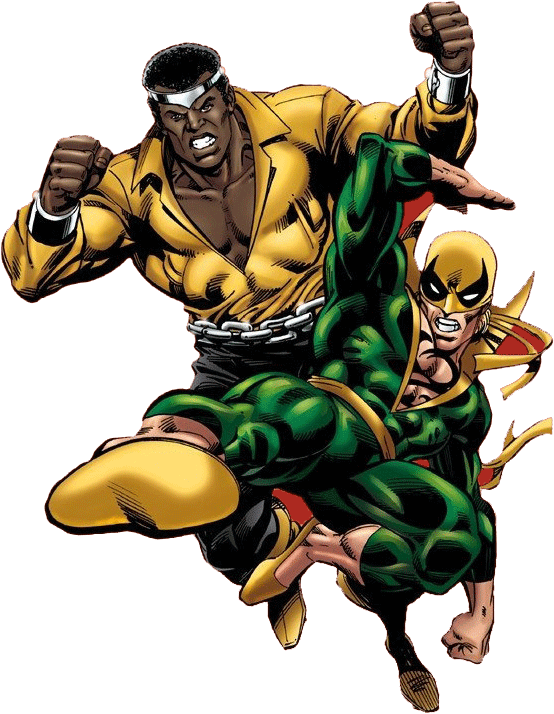 Powerman And Iron Fist - Power Man And Iron Fist (579x732), Png Download