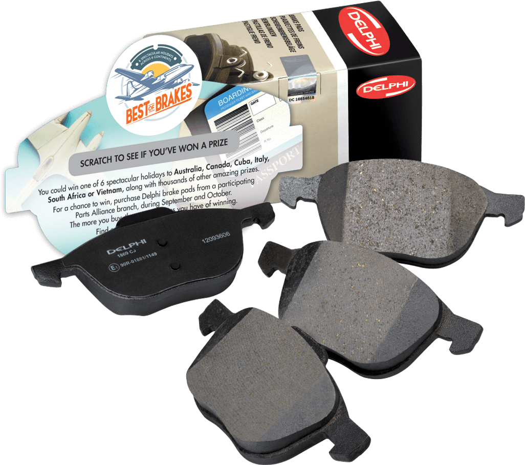 With Each Scratch Card, You Could Instantly Win One - Delphi Brake Pads (1139x1058), Png Download