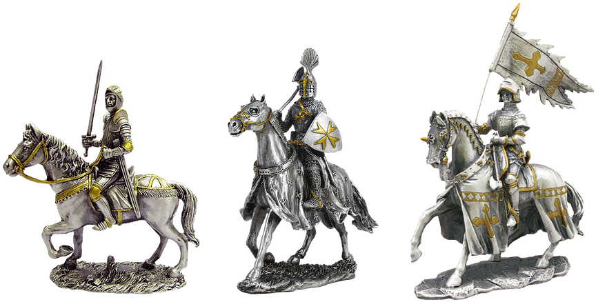 Knight, Horse, Armor, Middle Ages, Isolated - Body Armor (960x600), Png Download