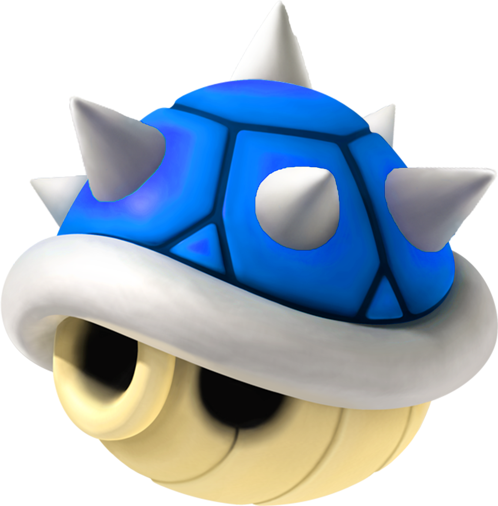 Nintendo Clipart Shell - Mario Kart Spiny Shell (1660x1716), Png Download
